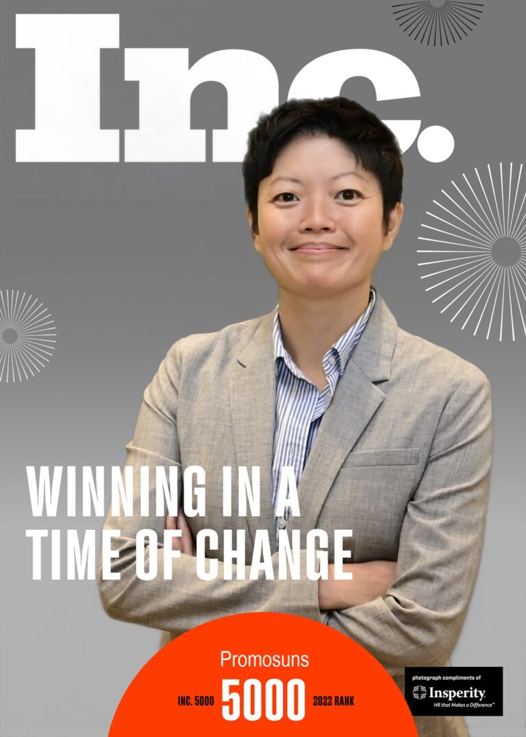 Jessica Sun, founder & CEO of Promosuns in NYC.